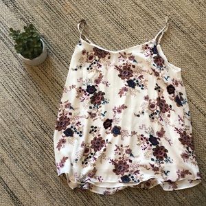 Hippie Rose Floral Tank Top Size XXL $6
